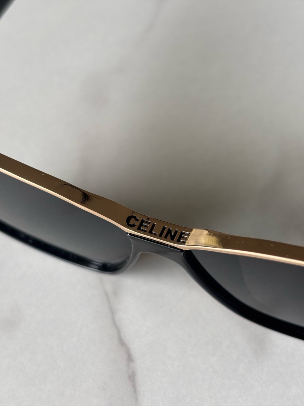 Black Cat-Eye Celine Sunglasses - Picture 5 of 9